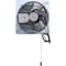 Iliving Silver 16 inch Shutter Exhaust Attic Garage Grow Fan with 3 Speed Thermostat 6 ft. 3 Plugs Cord ILG8SF16V-T - alternate 5